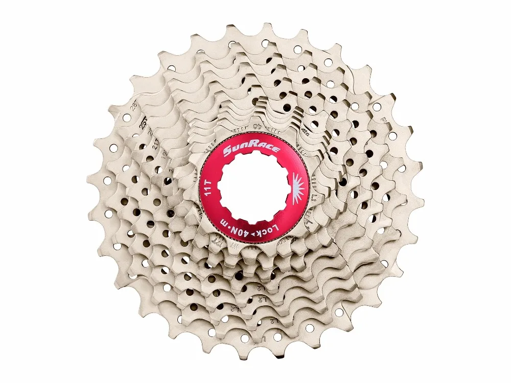 Sunracing CSRX1 11 скоростной велосипед кассета 11-28T 36T черный/Шампанское подходит Sram для
