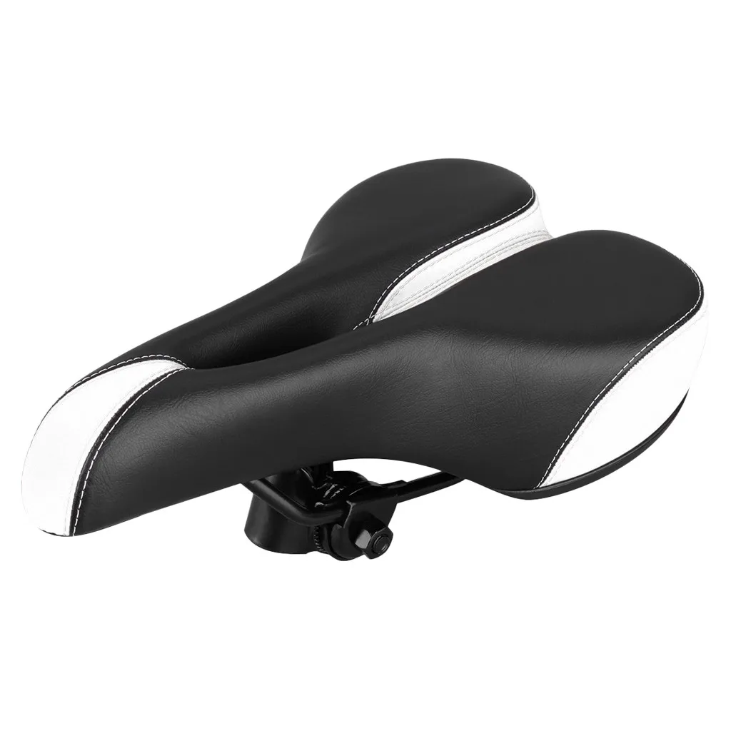 2019 Comfort Wide Big Bum Bike Bicycle Gel Cruiser Extra Sporty Soft Pad Saddle Seat saddle Thicken bicycle | Спорт и развлечения