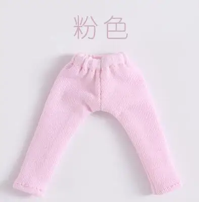 6 pink Новая Одежда для кукол спортивные штаны в полоску для ob11 Одежда для кукол для ob11, holala, obitsu11, 1/12 bjd аксессуары для кукол Одежда для кукол - Цвет: 6 pink