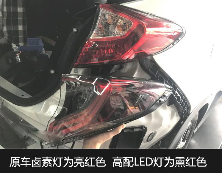 Тюнинг автомобилей для C-HR хвост светильник 1 шт. ЧР C HR 2017 ~ 2019 год светодиодный Auris