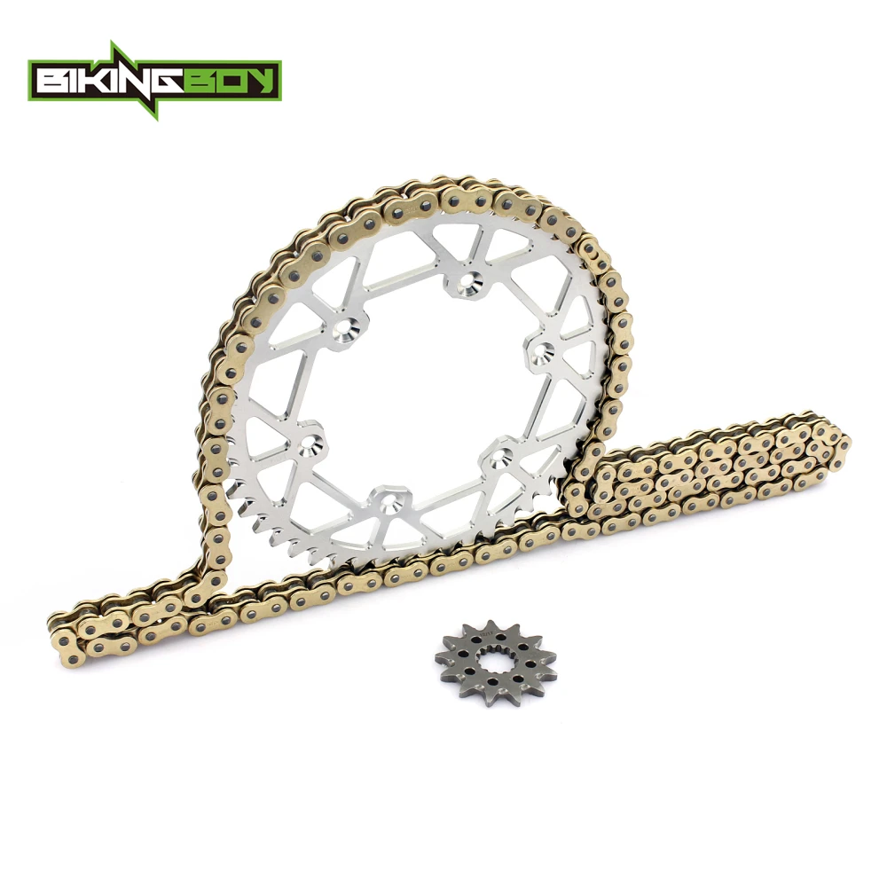 BIKINGBOY передняя 13T Задняя 48 T 52 Звездочка 520 120L X ring цепь для YZ 250 99 16 WR450F 03 15 YZ450F 06 WRF YZF WR