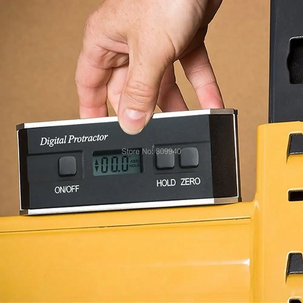 Электронный цифровой магнитный транспортир угломер Инклинометр с V образным