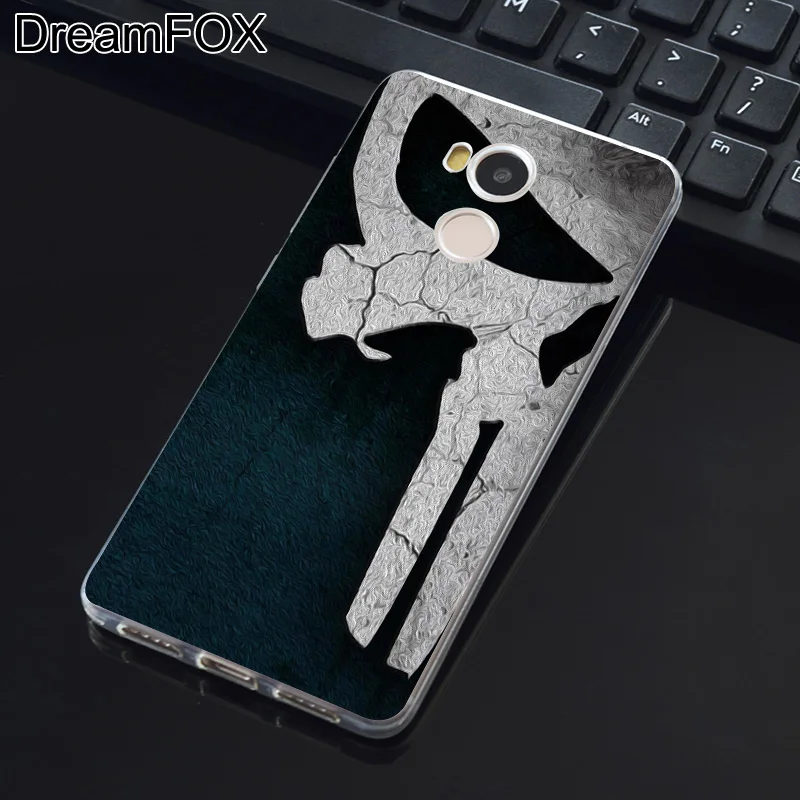 DREAMFOX M359 Каратель Мягкий ТПУ силиконовый чехол для Xiaomi Redmi Note 3 4 5 Plus 3S 4A 4X 5A Pro Global |
