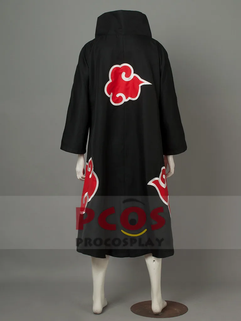 Наруто Shippuden Akatsuki плащ Ролевой костюм Akatsuki косплей плащ с принтом красное облако mp000683