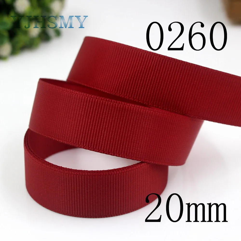 YJHSMY J-18825-L16mm 16/20 мм 10 ярдов однотонные ленты термопечать grosgrain Свадебные