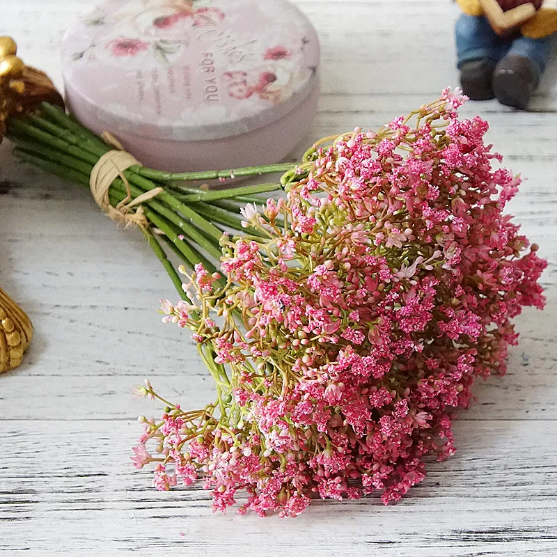 цветы искуственные künstliche blumen для декора 16 веток полный звезд искусственный
