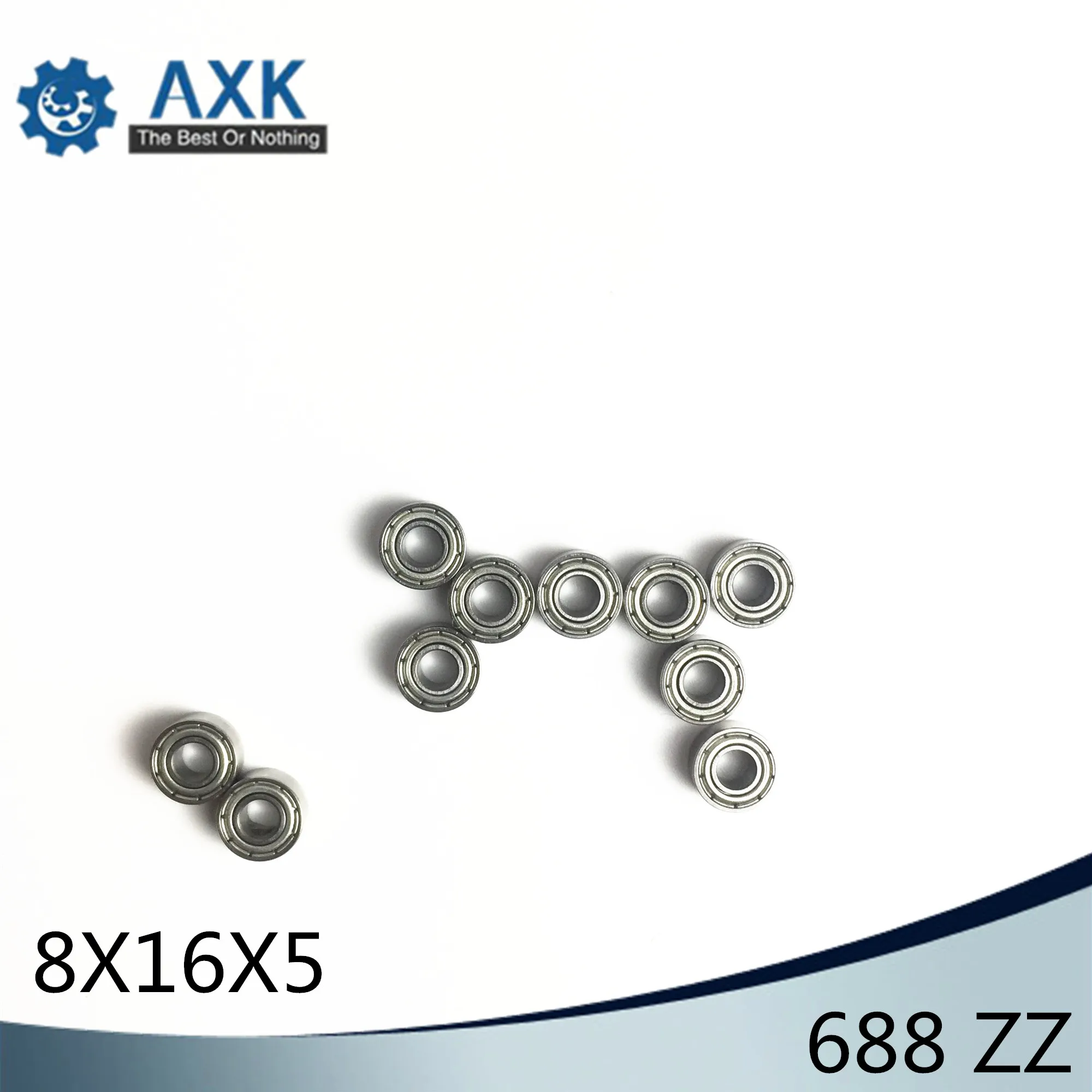 688ZZ подшипник ABEC 5 10 шт 8x16x5 мм миниатюрный 688Z мини упорные шариковые подшипники