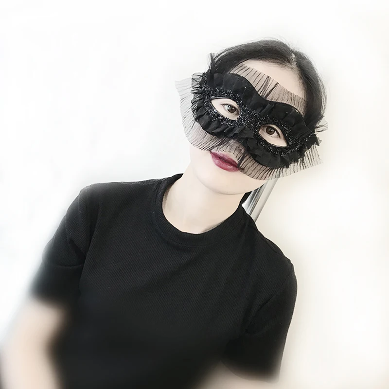 

New Sexy Lace Eye Mask Masquerade Ball Party Fancy Dress Costume Mysterious Sexy Ladies Masks Halloween Party Cosplay Accessory