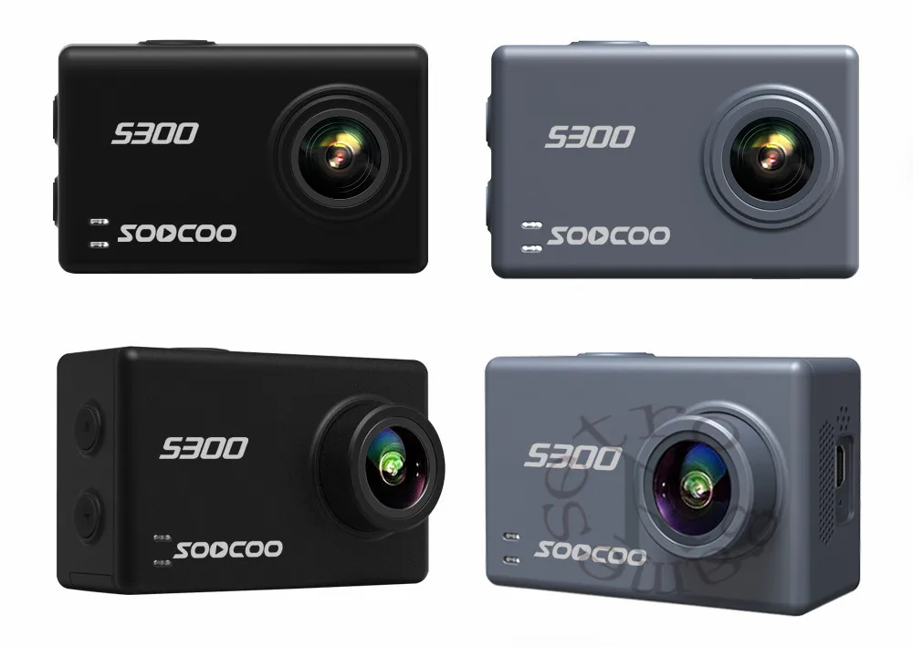 SOOCOO S300 Экшн камера 2 35 &quotсенсорный ЖК Hi3559V100 + IMX377 4K 30fps 1080P 120fps EIS Wifi 12MP удаленный