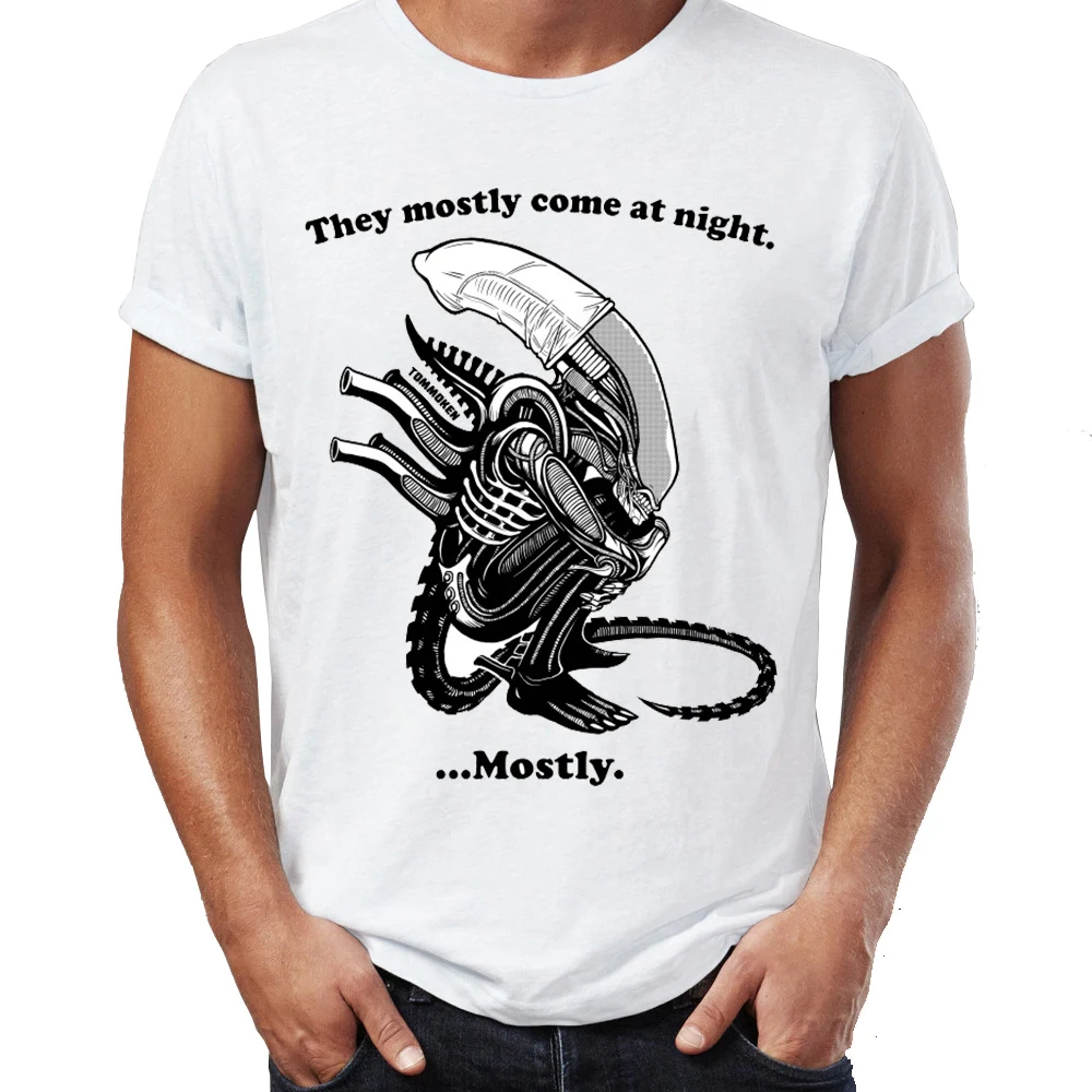 Мужская футболка Aliens Chestburster Evolution поступление язык Alien Ellen Ripley Artsy Awesome художественная Футболка с принтом - Цвет: 2U005M