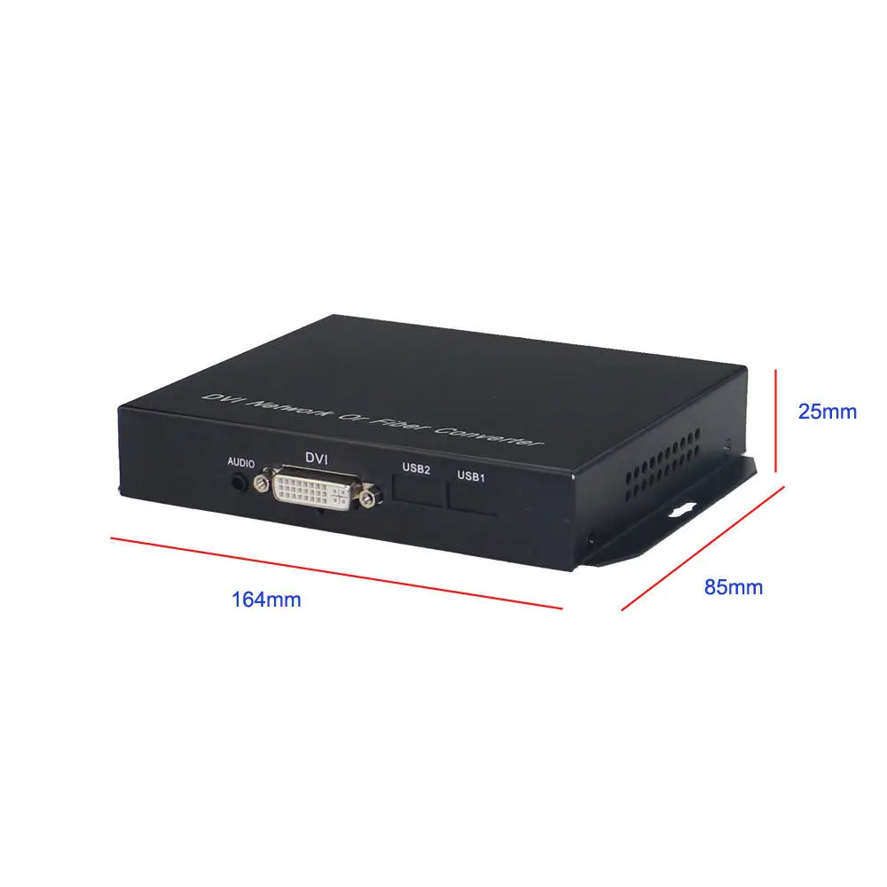 Jyttek 1080P DVI Волоконно Оптические медиаконвертеры расширитель с KVM Tx/Rx