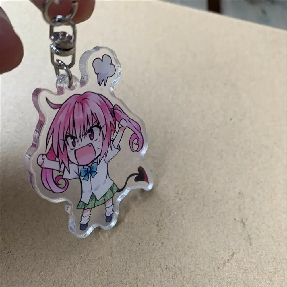 To LOVE Ru Trouble Eve Момо Нана Микан Юки акриловый брелок на ремешке|Реквизит для