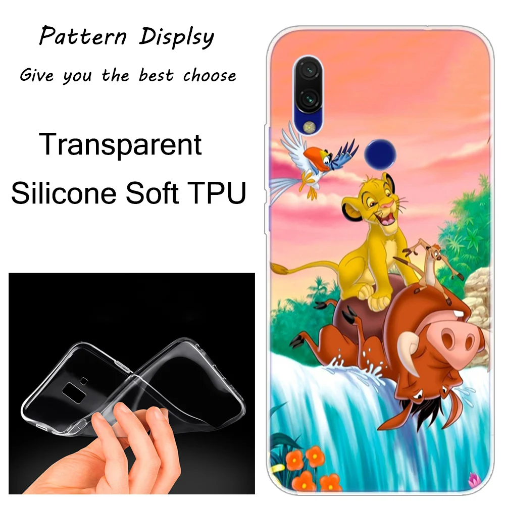 011 Мягкий силиконовый чехол Hakuna matata The Lion King для Xiaomi Redmi K20 7 7A 5 5Plus 6 6A S2 Note 8 7 6 5 Pro - Цвет: 011