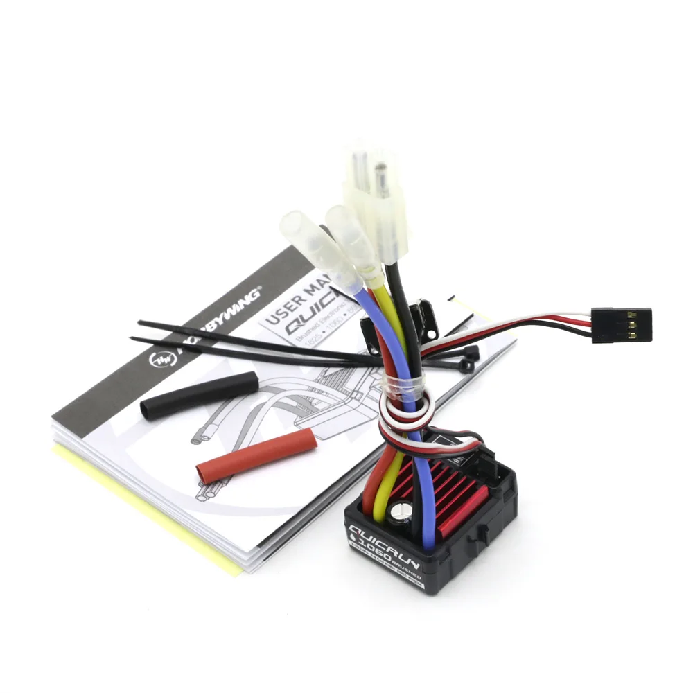 Матовый электронный контроллер скорости HobbyWing quirun 1060 60A ESC для 1:10