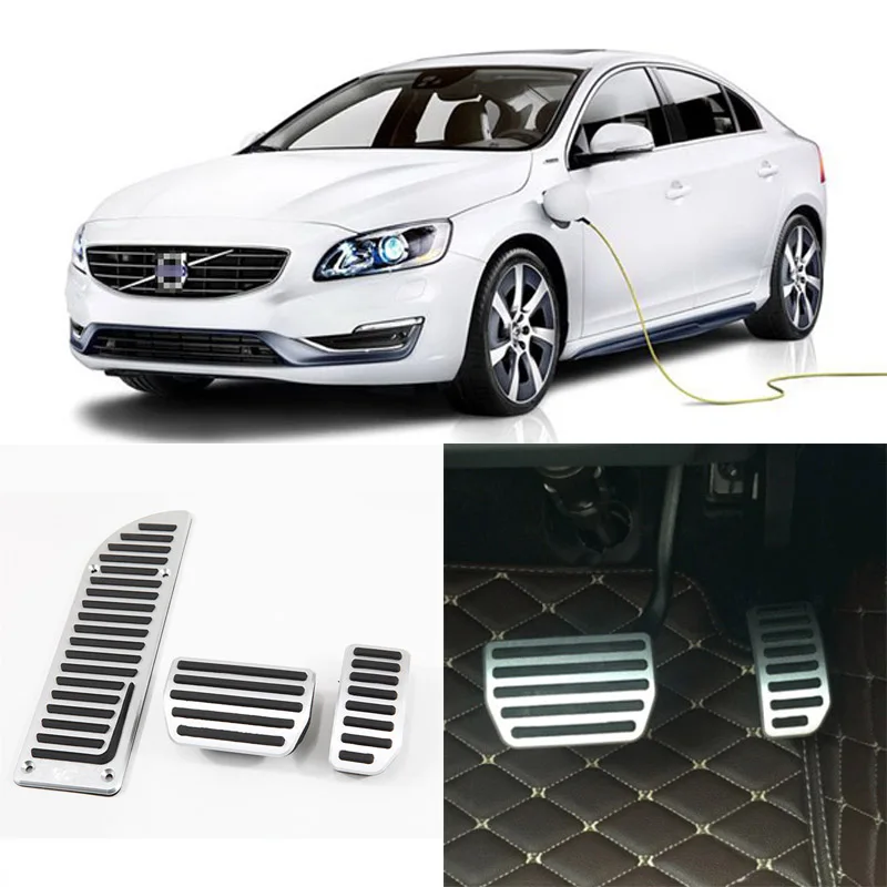 

3 шт., алюминиевые противоскользящие подставки для ножек для Volvo S60/S60L AT 2014-2016