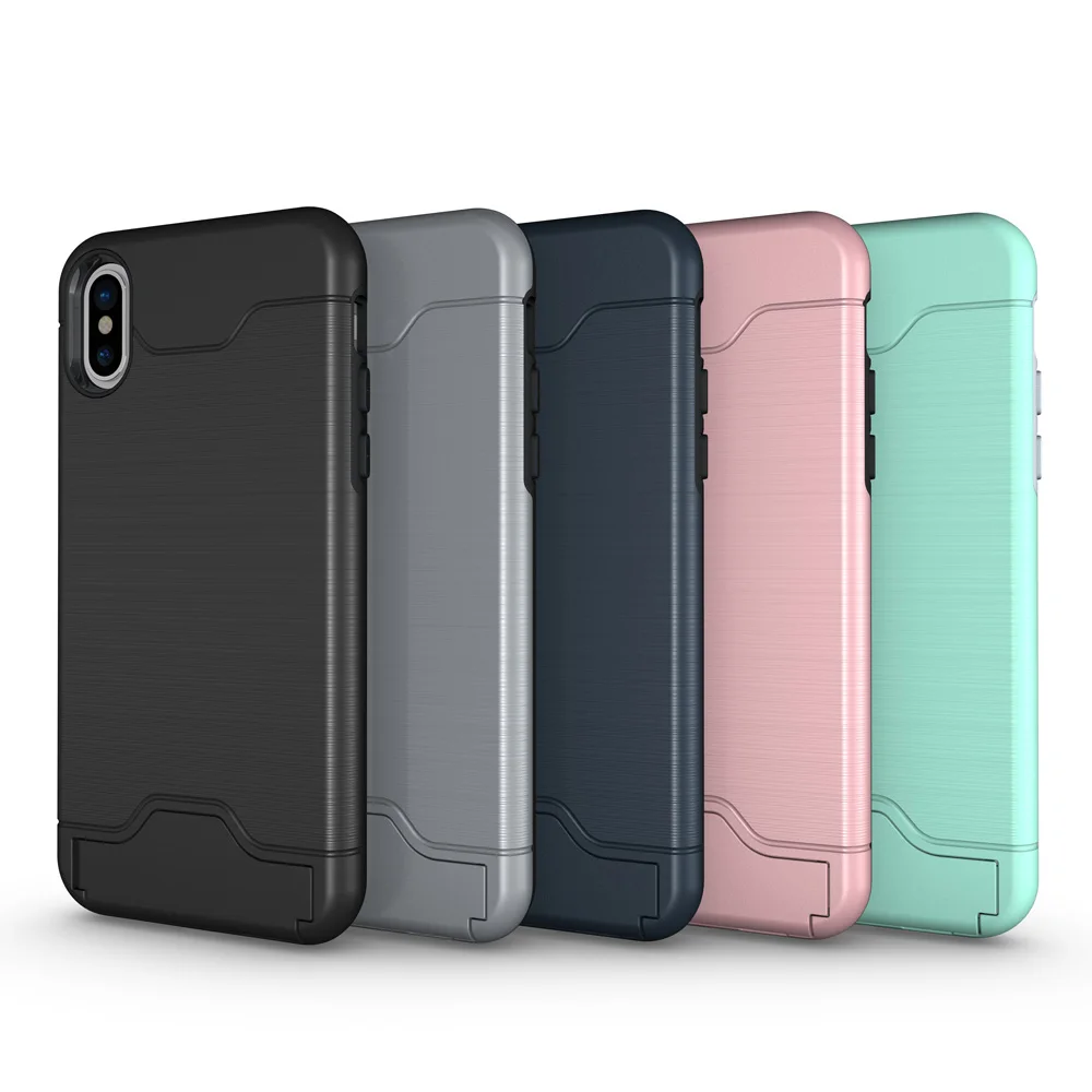 Ударопрочный Ультратонкий чехол для телефона Apple iPhone 6 6s 7 8 Plus X 10 XR XS Max iPhonexs слот