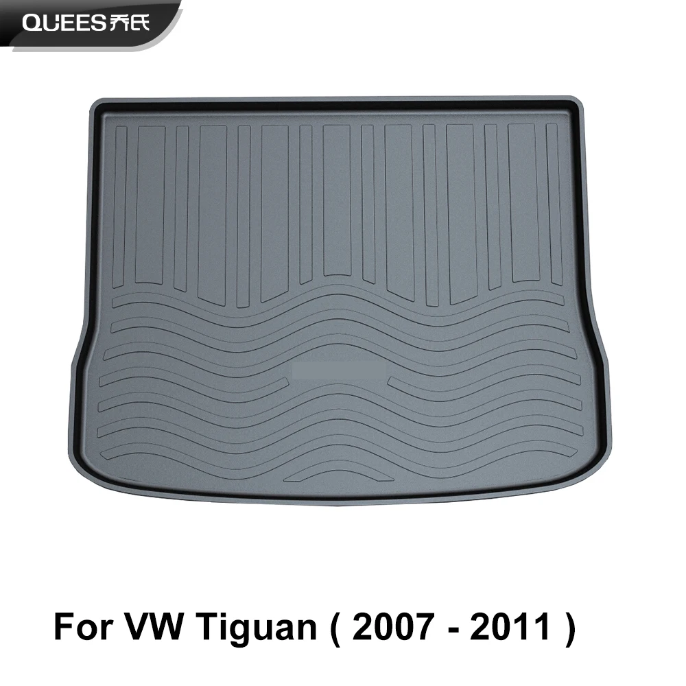 QUEES коврик для подноса под заказ Volkswagen Tiguan Allspace 2007 2008 2009 2010 2011 2017 2018 |