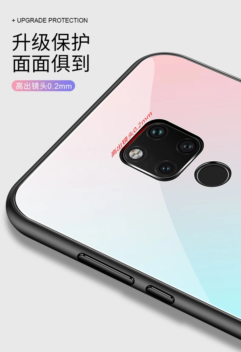 Mocolo 3D стекло для huawei mate 20 Pro стеклянная пленка Полный экран протектор для huawei mate 20 облегченное закаленное стекло градиентный чехол