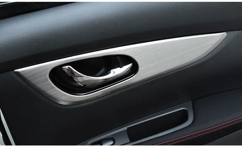 ABS внутренняя ручка двери автомобиля блестки хромированная отделка Крышка для