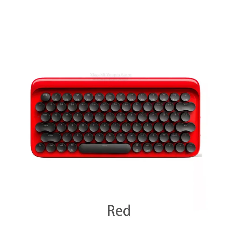 Red Keyboard Xiaomi Mijia LOFREE Bluetooth Беспроводная механическая клавиатура 79 клавишная клавиатура мышь 2,4G/Bluetooth двойной режим многофункциональная система - Цвет: Red Keyboard