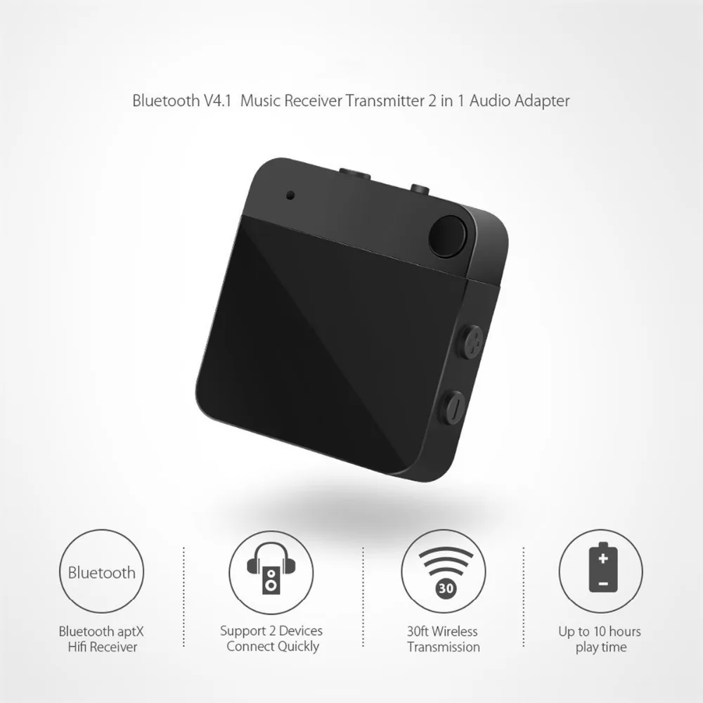 Мини Bluetooth 4 1 Aptx низкая задержка стерео домашний ТВ аудио передатчик приемник 2 в