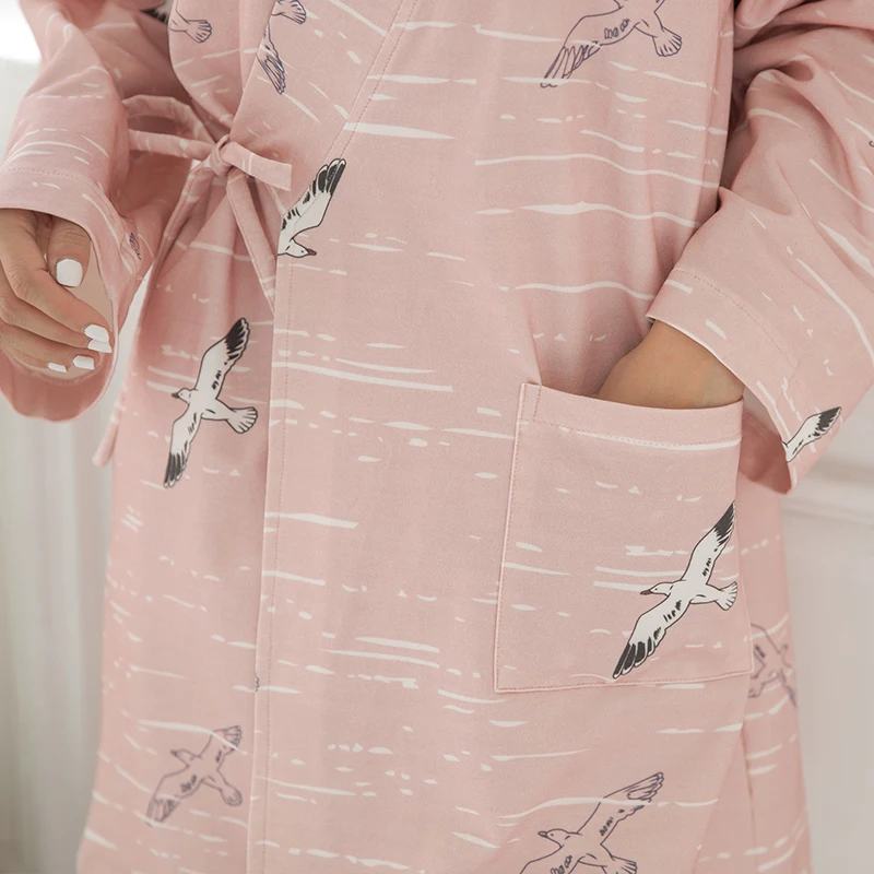 Женская пижама для беременных комплект одежды из 3 предметов пальто с принтом