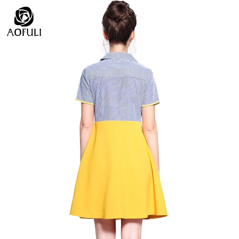 XL/2XL/3XL/4XL модное летнее платье в полоску с принтом контрастный сарафан стиле