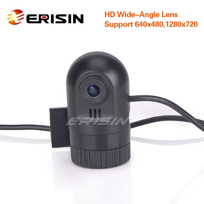 Erisin ES456 HD 720 P g-сенсор в тире Автомобильная камера видеомагнитофон с цифровым видео-рекордер DVR Cam для нашего бренда MTK Car multimeida