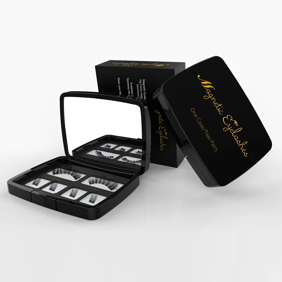 Genailish 3D Магнитные глазные ресницы накладные 1 пара 3d удлинитель ресниц