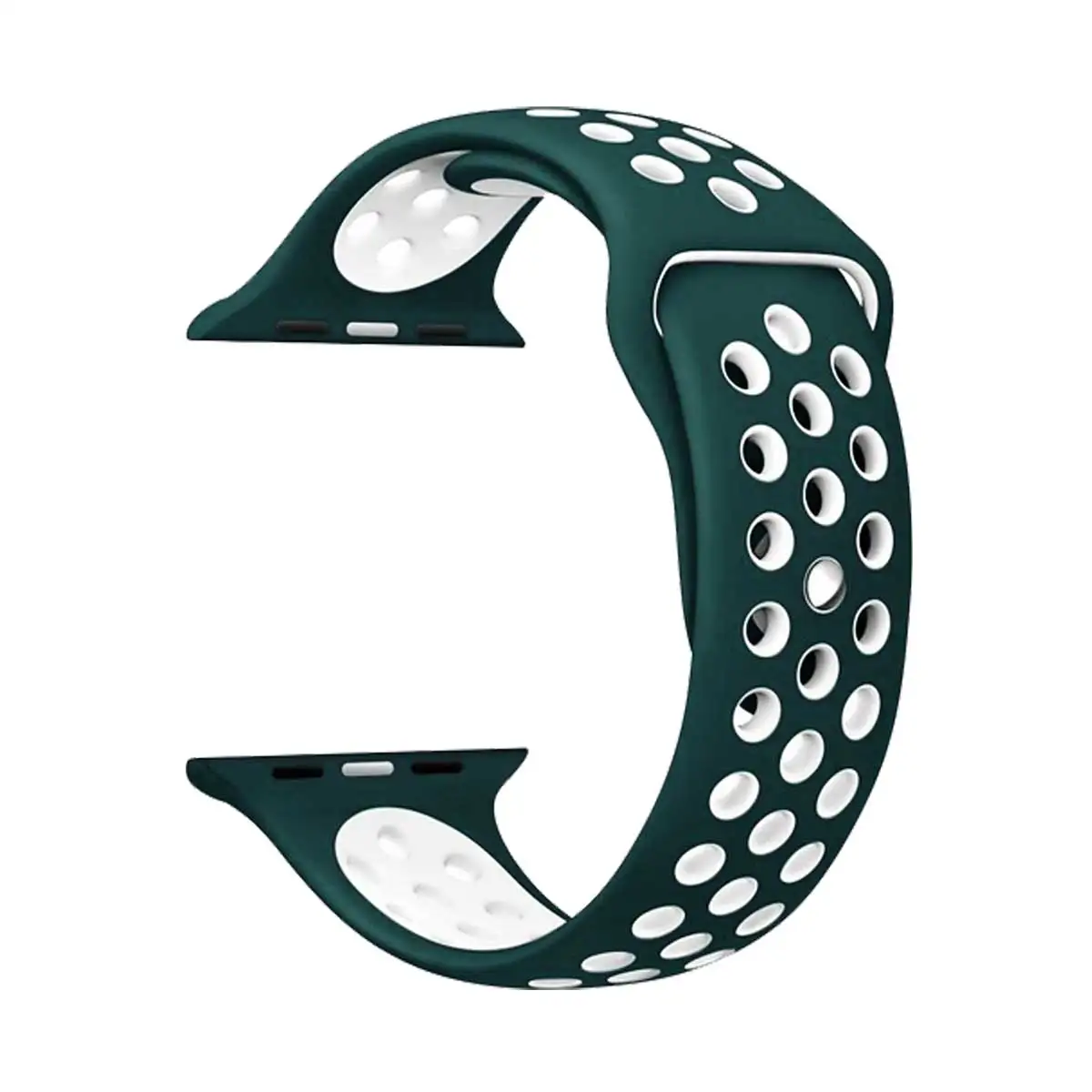 Силиконовый ремешок для Apple Watch 42 мм, 38 мм, 44 мм, 40 мм, Браслет Apple watch, ремешок-адаптер для iwatch 4, 3 и 2 Ремешки для наручных часов
