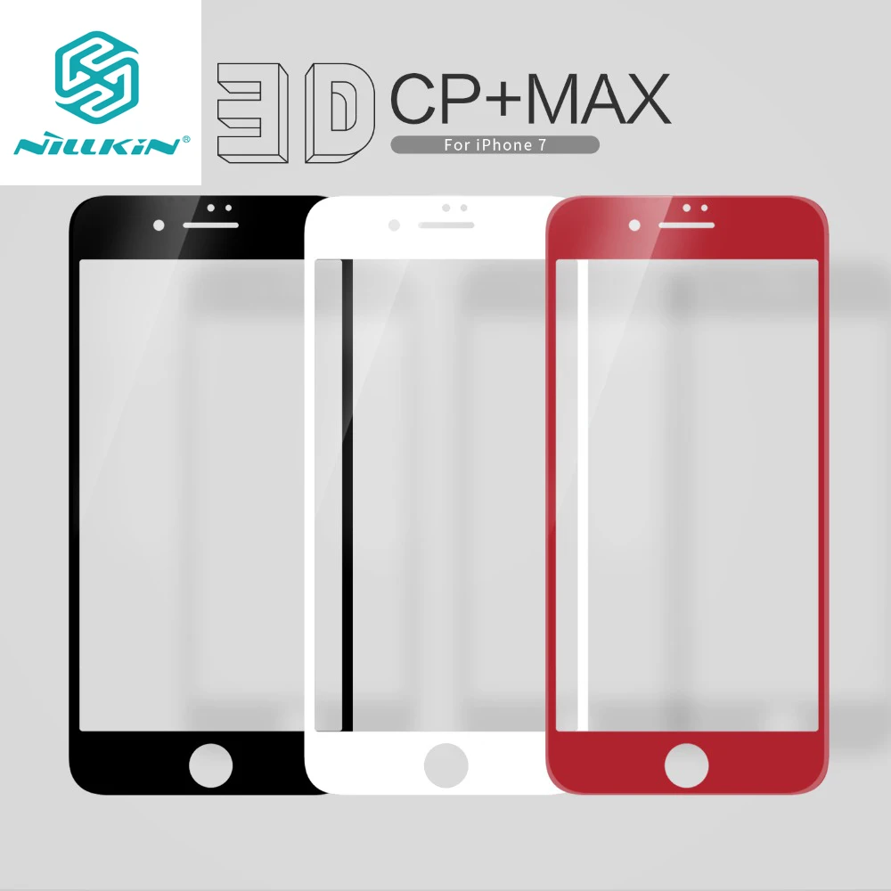 

Защитное стекло Nillkin Amazing CP + MAX, закаленное стекло 9H 3D с полным покрытием для iPhone 7, 7 Plus, 7/7 Plus