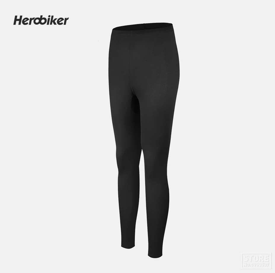 Herobiker, женское термобелье с флисовой подкладкой, комплект зимнего эластичного мотоциклетного лыжного спорта, теплые кальсоны, рубашки и топы, нижний костюм