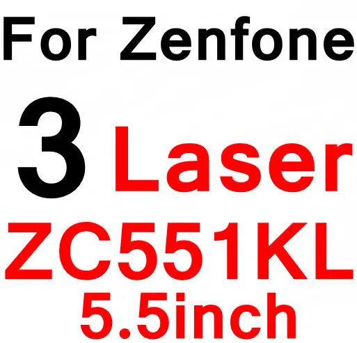 С уровнем твердости 9h закаленное стекло с округлыми рамками Asus zenfon 2 3 laser max ZE551ML ZC451CG A450CG A500CG ZE500KL ZE550KL ZC520TL z00ud zb552kl защитное стекло чехол - Цвет: for asus zc551kl