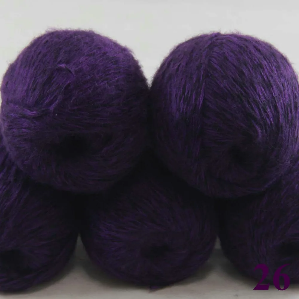 Распродажа мягкая и удобная мохеровая кашемировая шелковая пряжа для ручного