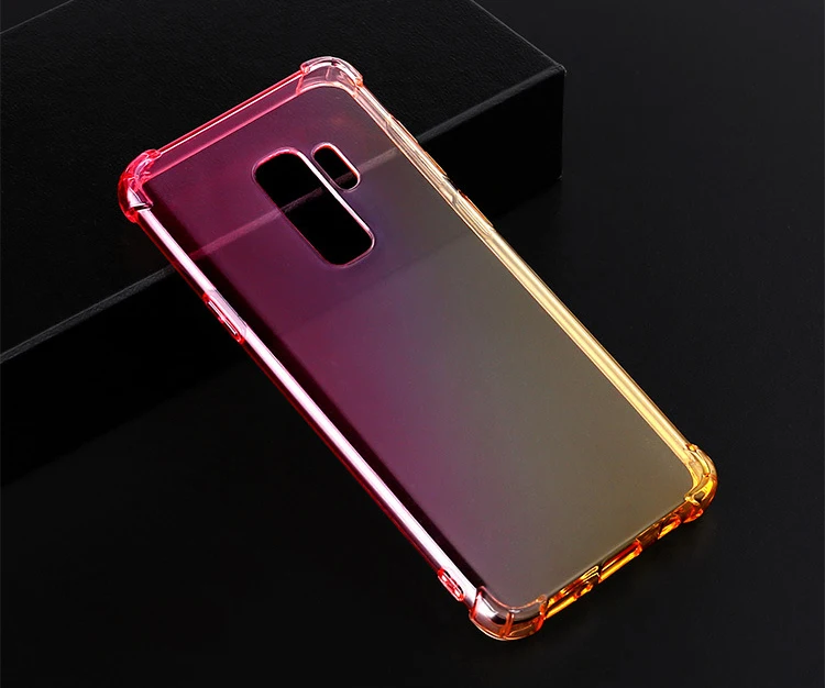 Силиконовый чехол для samsung Galaxy M20 M10 S10E S10 S9 S8 J4 J6 плюс J8 A9 A8 A6 A7 J5 Prime J7 Note 9 8 градиентный чехол