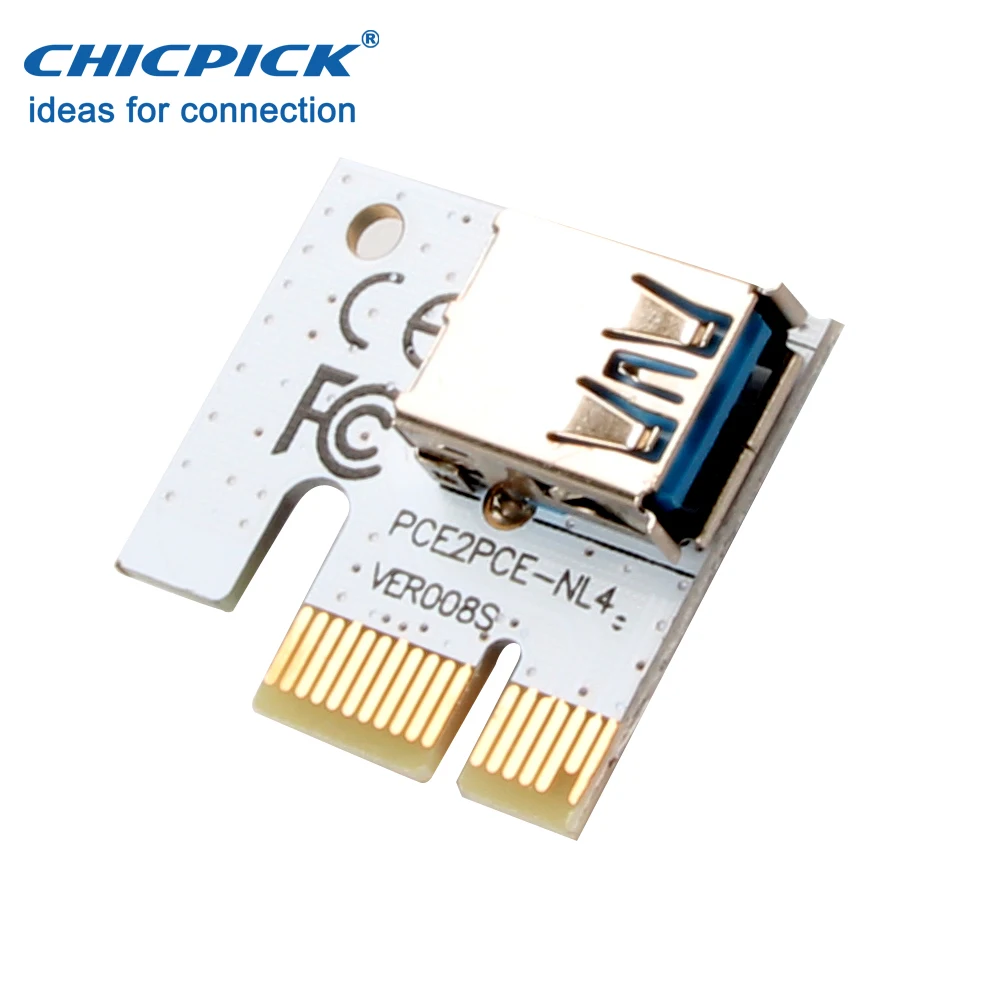 Chicpick USB 3 0 PCIe Экспресс 1x к 16x стояк в 1 VER008S Sata графическая карта Extender кабель-адаптер