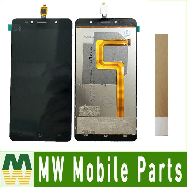 Оригинальный ЖК дисплей 1 шт./лот 5 дюйма для Siswoo C55 + искусственная кожа черного