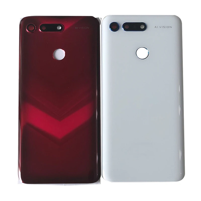 M& Sen для 6," huawei Honor V20 PCT-AL10, стеклянная задняя крышка для батареи+ стеклянный объектив+ рамка для камеры+ рамка для отпечатков пальцев+ наклейка