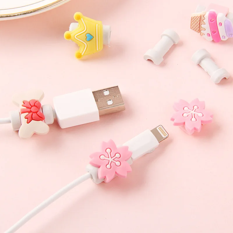10 шт. Новая мода USB кабель протектор управления линия передачи данных Организатор