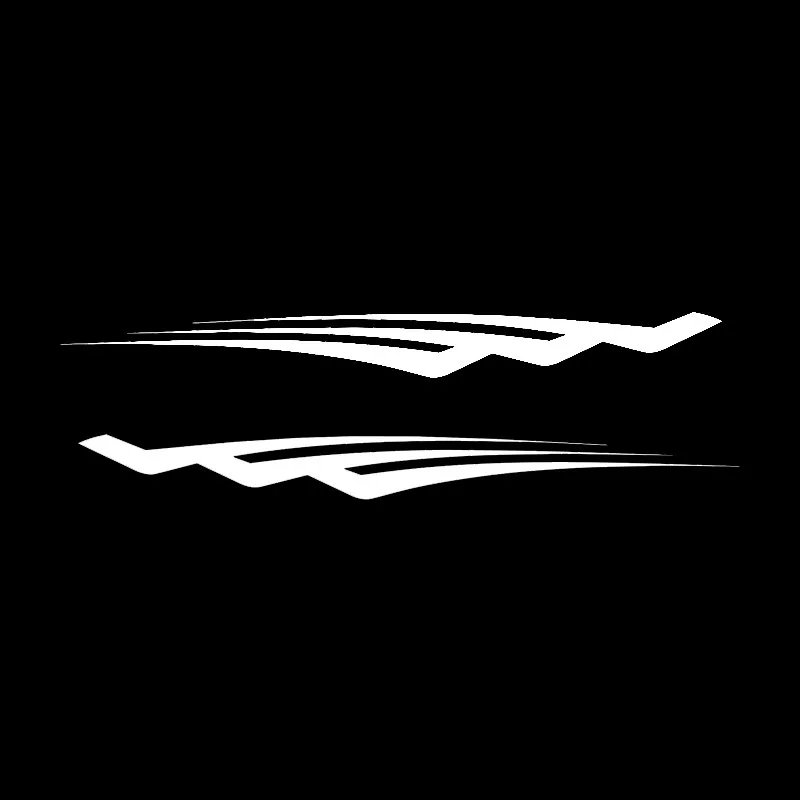 2 х персонализированные полосатые автомобильные наклейки с быстрым темпом Joy Life