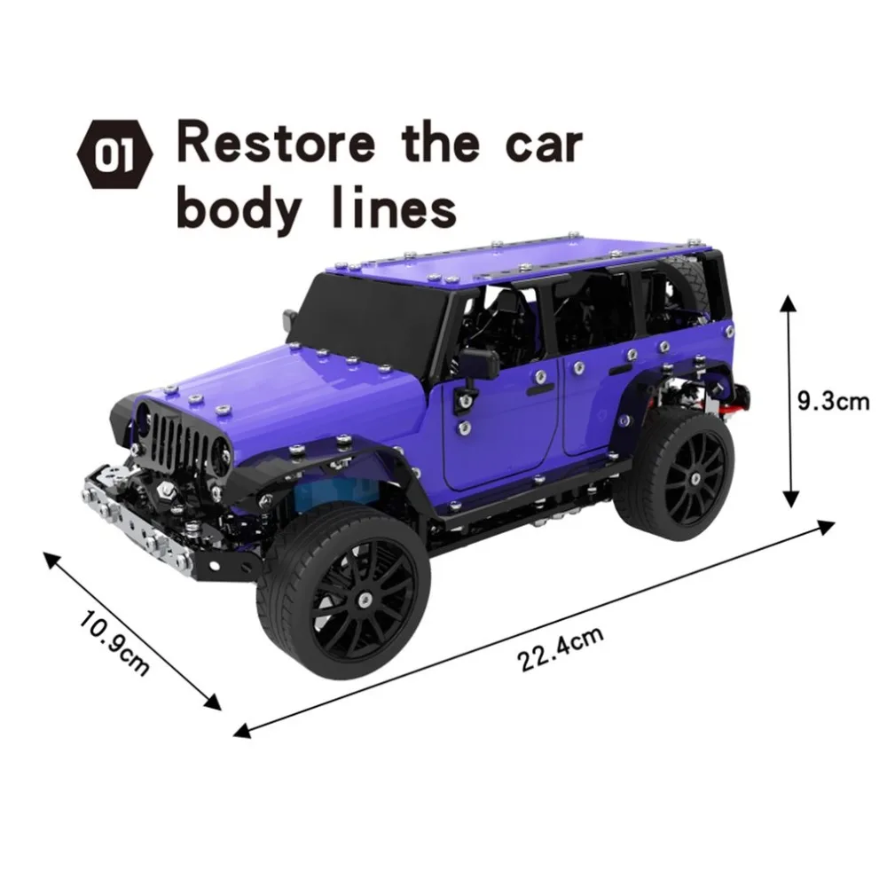 Steel World 2.4ghz 6 Channels USB Charging Building Block DIY Construction Remote Control Jeep Off-road Toys RC Cars | Игрушки и хобби