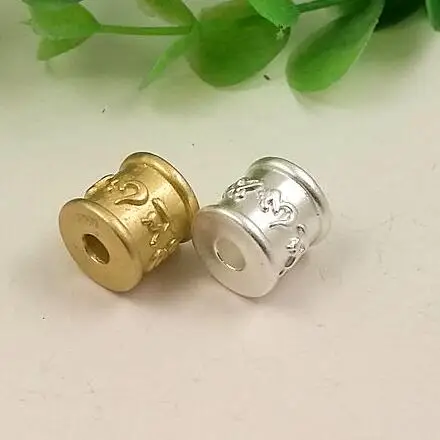 3D 100% 999 серебряные бусины чистое серебро тибетские шесть слов пословицы