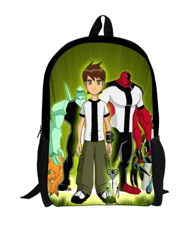 16 дюймов Ben 10 Ben Tennyson Heatblast рюкзак для подростков мальчиков школьные рюкзаки детские школьные сумки Детская сумка Mochila