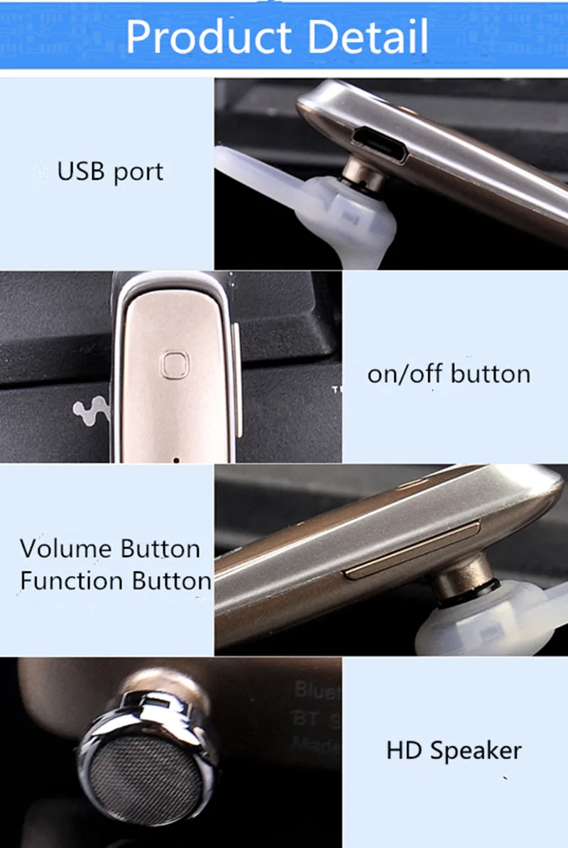 Fineblue FX-1 Bluetooth 4,0 Беспроводная стереогарнитура наушники с микрофоном для Iphone Android Hands Free Music Talk наушники