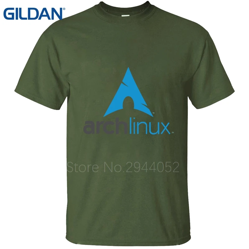 Novelty tshirt Arch Linux Logo Better blue Short Sleeves men tee shirt cotton simple jersey O-Neck | Мужская одежда