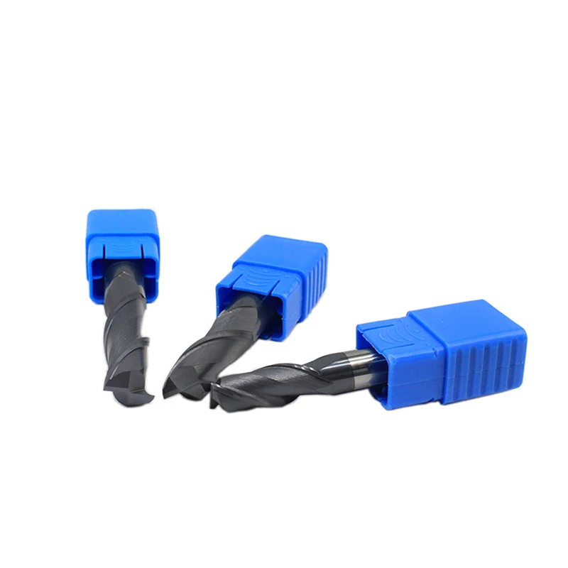 安い 14 ミリメートル 16 ミリメートル 18 ミリメートル 20 ミリメートル 2 フルート HRC50 タングステン超硬フラット正方形フラットエンドミル加工カッタースパイラルビット CNC