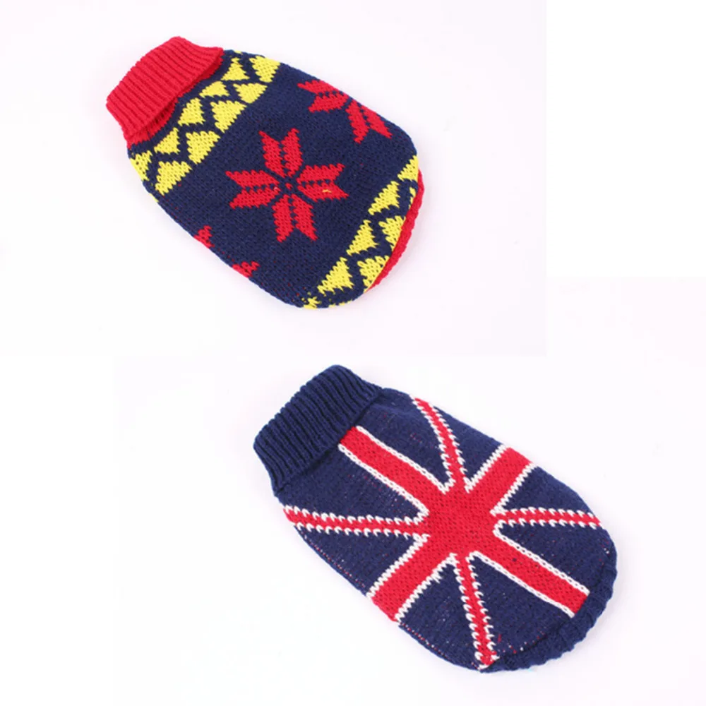 Свитера для собак с высоким воротником сезон осень зима одежда домашних животных