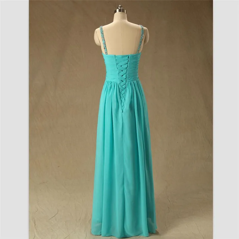 Бирюзовый зеленый ампир Vestidos Femininos Vestido De Festa новое длинное вечернее бальное