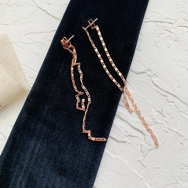 2019 новый дизайн длинные женские серьги с кисточками корейские сексуальные