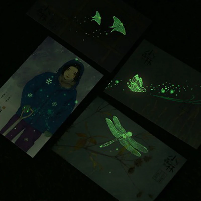 30 шт./лот Бесплатная доставка японский фильм маленькие лесные световой Почтовые